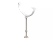 Osma Roundline Rise Fall Bow & Pin White 112mm