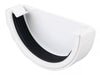 Osma Roundline Gutter Stopend External White 112mm
