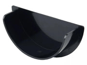 Osma Roundline Gutter Stopend Internal Black 112mm