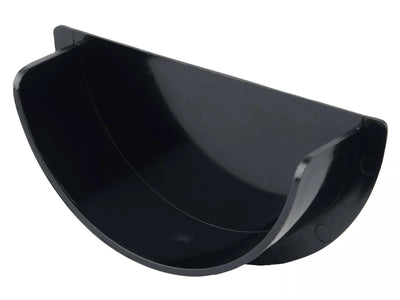 Osma Roundline Gutter Stopend Internal Black 112mm