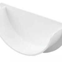Osma Roundline Gutter Stopend Internal White 112mm