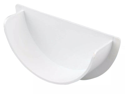 Osma Roundline Gutter Stopend Internal White 112mm