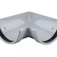 Osma Roofline Gutter Angle 90° Grey 150mm