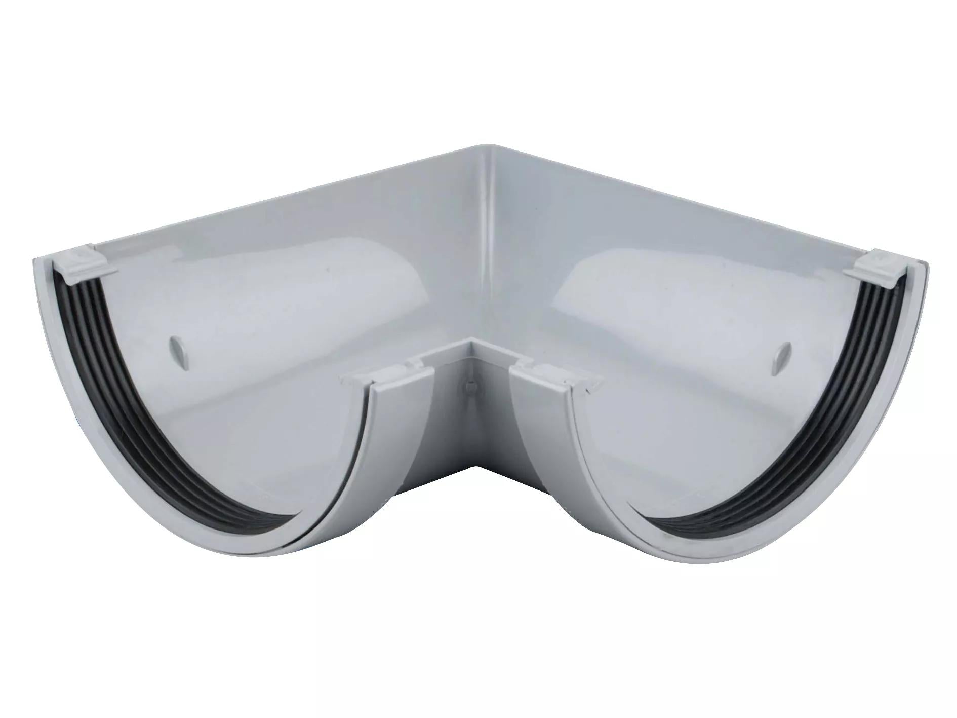 Osma Roofline Gutter Angle 90° Grey 150mm
