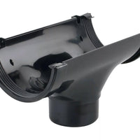 Osma Roofline Running Outlet Black 150mm