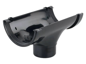 Osma Roofline Running Outlet Black 150mm