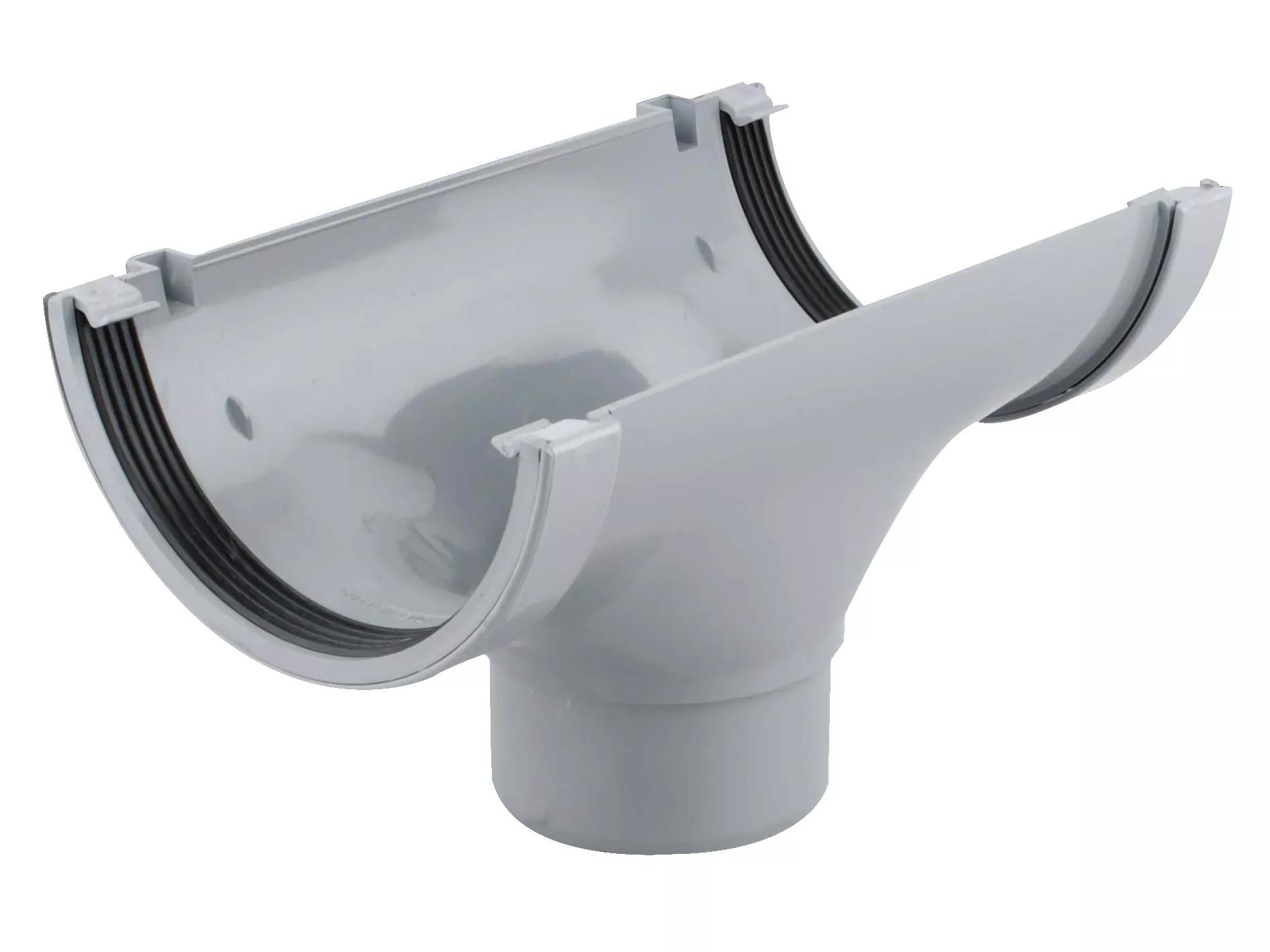 Osma Roofline Running Outlet Grey 150mm