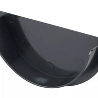 Osma Roofline Gutter Stopend Internal Black 150mm