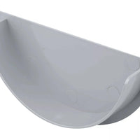 Osma Roofline Gutter Stopend Internal Grey 150mm