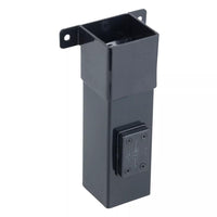 Osma Squareline Access Pipe Black 61mm