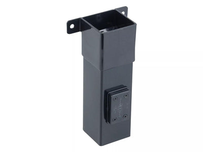 Osma Squareline Access Pipe Black 61mm