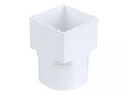 Osma Squareline To Round Adaptor White 61mm