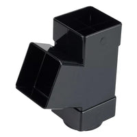 Osma Squareline Pipe Branch 67.5° Black 61mm