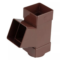 Osma Squareline Pipe Branch 67.5° Brown 61mm