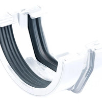 Osma Squareline Connector To Round White 100mm