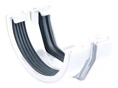 Osma Squareline Connector To Round White 100mm