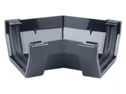Osma Squareline Gutter Angle 45° Black 100mm
