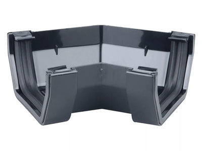 Osma Squareline Gutter Angle 45° Black 100mm
