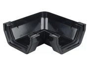 Osma Squareline Gutter Angle 90° Black 100mm