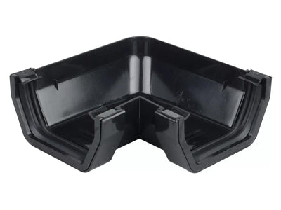 Osma Squareline Gutter Angle 90° Black 100mm