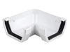 Osma Squareline Gutter Angle 90° White 100mm
