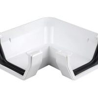 Osma Squareline Gutter Angle 90° White 100mm