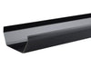 Osma Squareline Gutter 4 Metre Black 100mm
