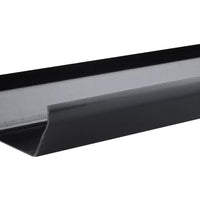Osma Squareline Gutter 4 Metre Black 100mm