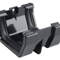 Osma Squareline Gutter Jointing Brkt Black 100mm