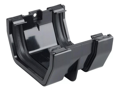 Osma Squareline Gutter Jointing Brkt Black 100mm