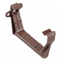 Osma Squareline Gutter Support Bracket Brown 100mm