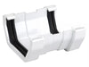 Osma Squareline Gutter Union White 100mm