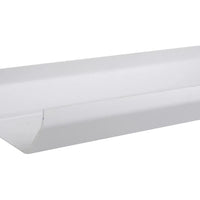 Osma Squareline Gutter 4 Metre White 100mm