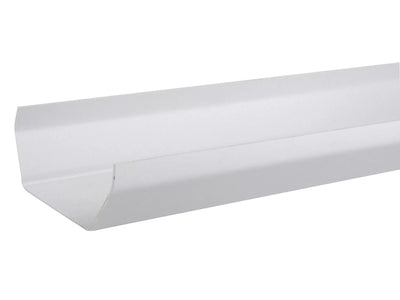 Osma Squareline Gutter 4 Metre White 100mm