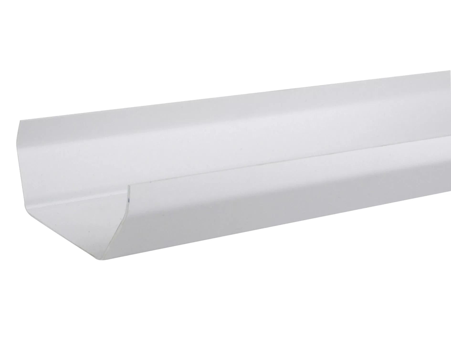 Osma Squareline Gutter 2 Metre White 100mm