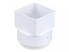 Osma Squareline Outlet Adaptor Round White 61mm