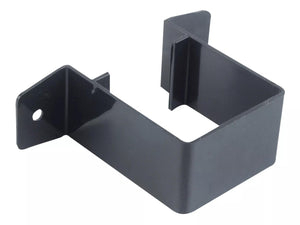 Osma Squareline Stand Off Pipe Bracket Black 61mm