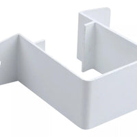 Osma Squareline Stand Off Pipe Bracket White 61mm