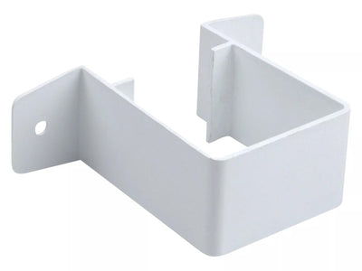 Osma Squareline Stand Off Pipe Bracket White 61mm