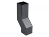 Osma Squareline Pipe Wall Offset Black 61mm