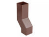 Osma Squareline Pipe Wall Offset Brown 61mm