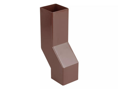 Osma Squareline Pipe Wall Offset Brown 61mm