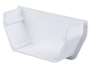 Osma Squareline Gutter Stopend Internal White 100mm