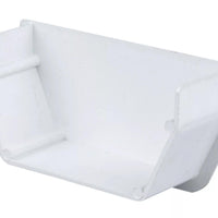 Osma Squareline Gutter Stopend Internal White 100mm