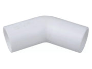 Osma Clearbore Overflow 45° Bend White 21.5mm