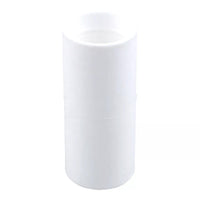 Osma Clearbore Overflow Double Socket White 21.5mm