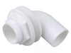 Osma Clearbore Overflow Tank Connector 90° White 21.5mm