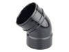 Osma Soil 160mm (D/SW) Bend 45° Black