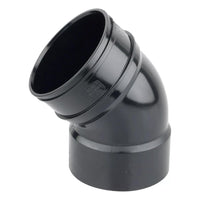 Osma Soil 160mm (D/SW) Bend 45° Black