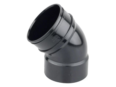 Osma Soil 160mm (D/SW) Bend 45° Black